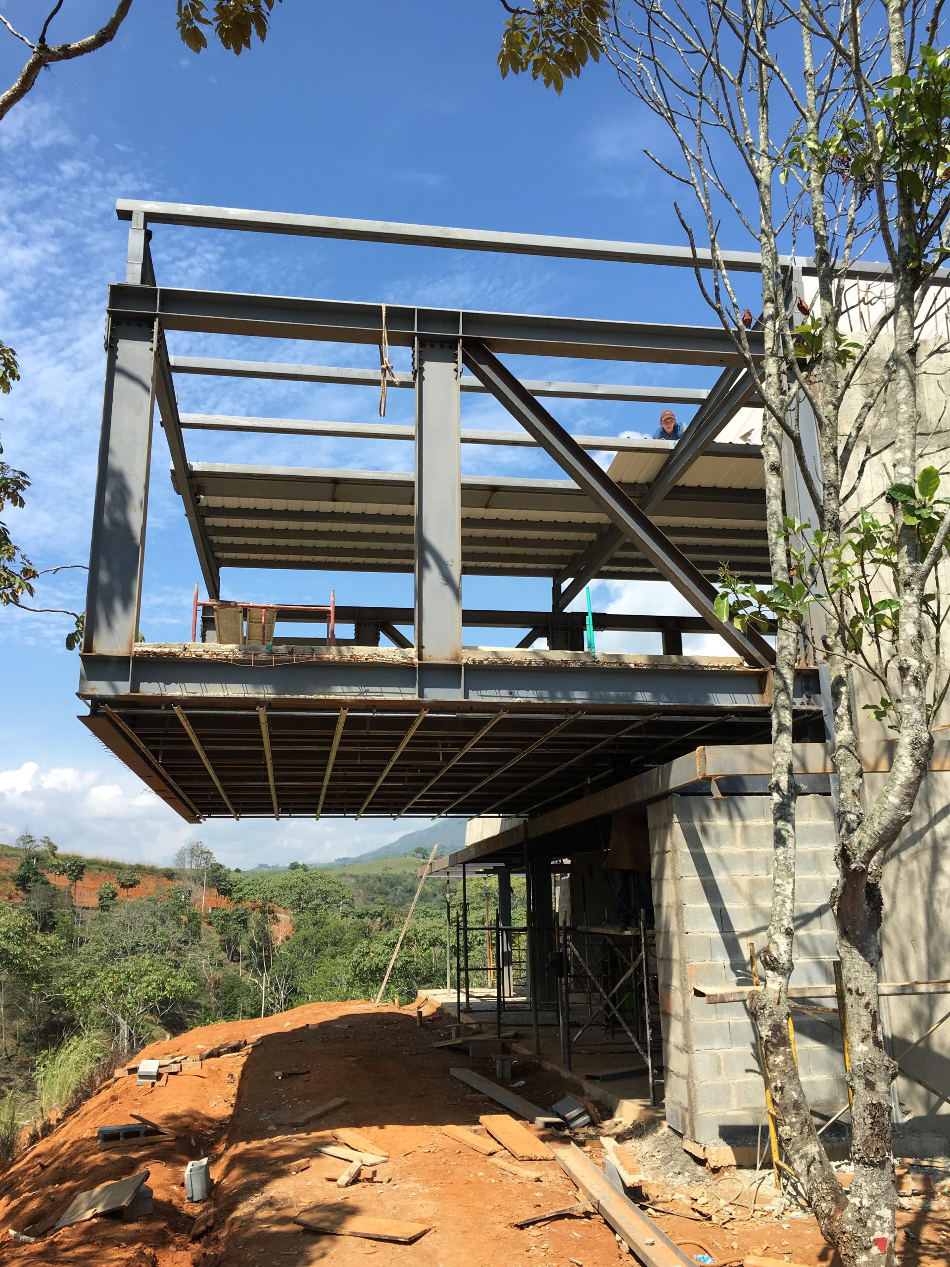 Casa en estructura metálica